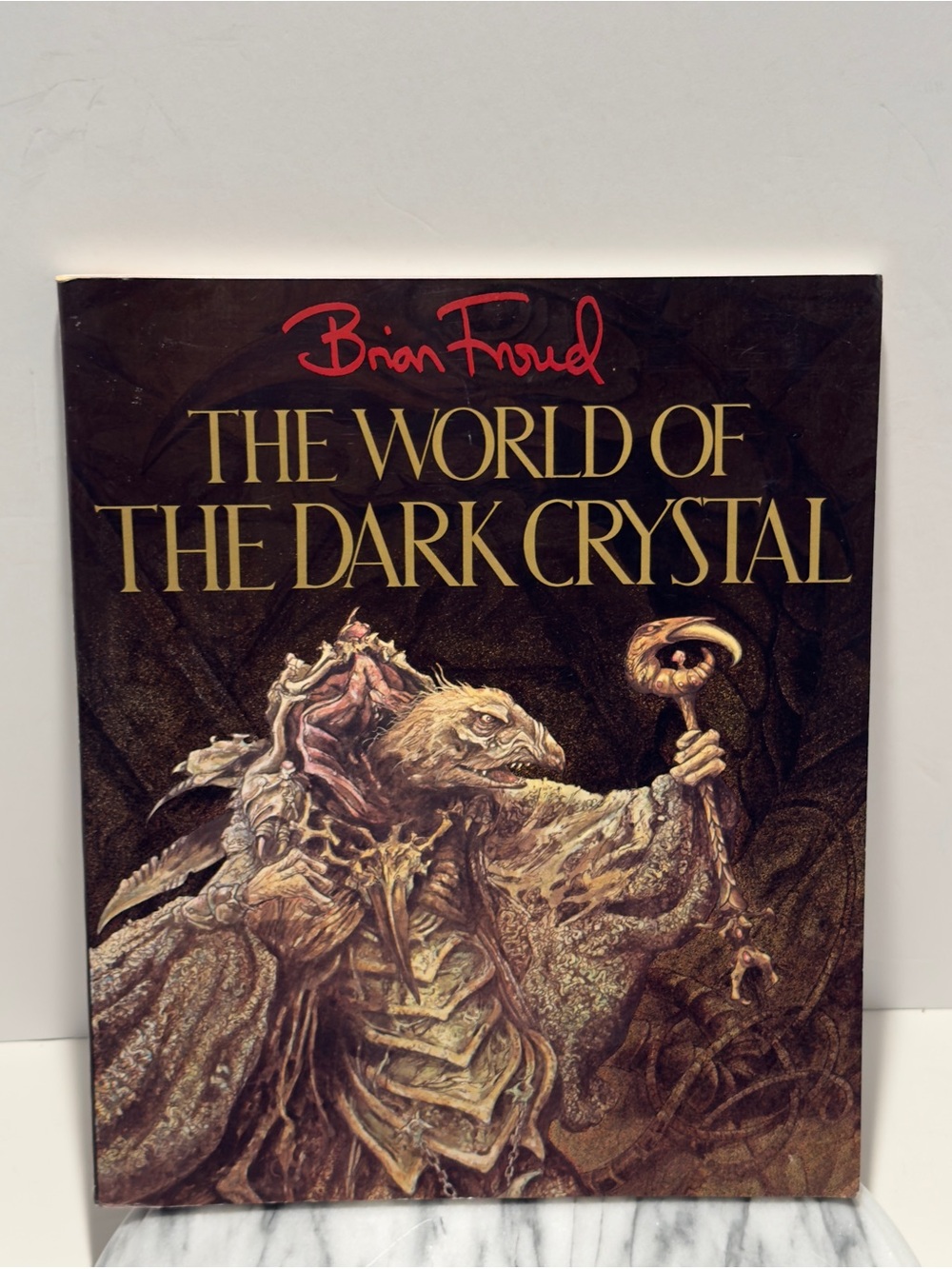 The World of Dark Crystal - Paperback, illustrated by Froud Brian Movie 1982